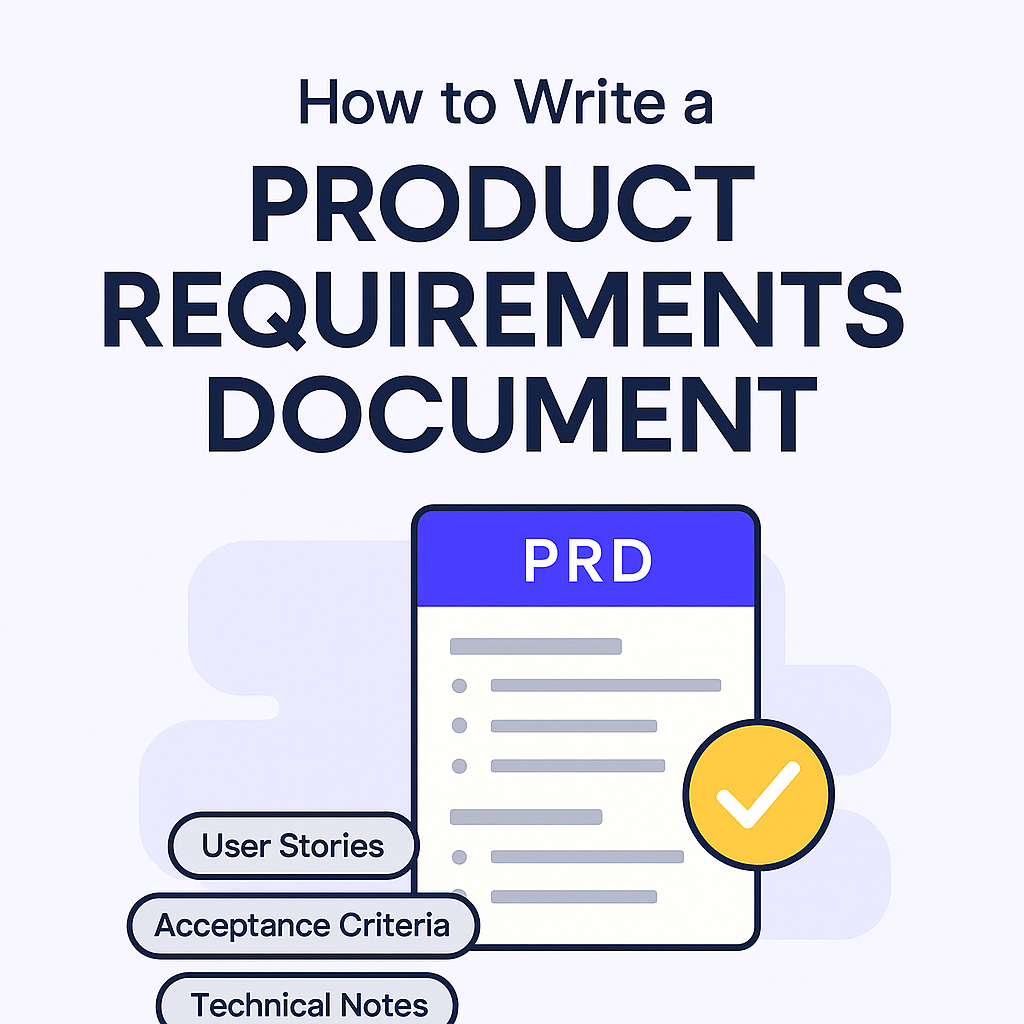 How to Write a Product Requirements Document (PRD) That Actually Works
